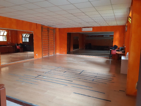 La palestra piccola dove svolgiamo tutte le nostre lezioni del lunedì e quelle del giovedì in pausa pranzo