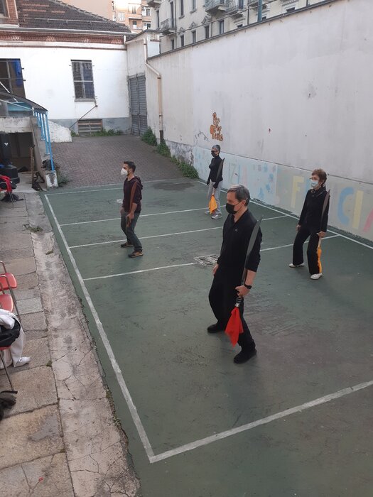 Pratica di Sciabola Taiji